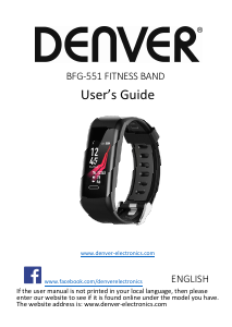 Manual Denver BFG-551 Activity Tracker