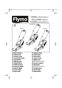 Mode d’emploi Flymo EM032+ Easimo Tondeuse à gazon