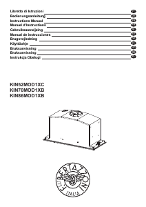 Manual de uso Bertazzoni KIN86MOD1XB Campana extractora