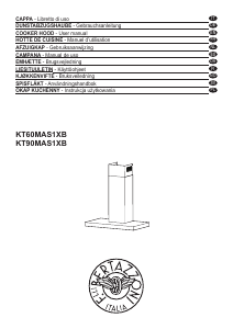 Brugsanvisning Bertazzoni KT60MAS1XB Emhætte