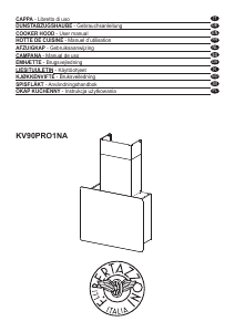 Bruksanvisning Bertazzoni KV90PRO1NA Kjøkkenvifte