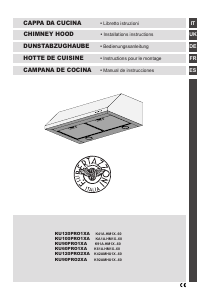 Manuale Bertazzoni KU60PRO1XA Cappa da cucina