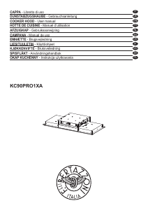 Bruksanvisning Bertazzoni KC90PRO1XA Kjøkkenvifte