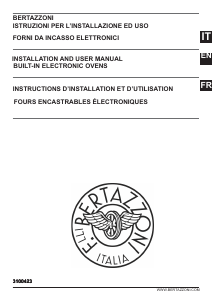 Manuale Bertazzoni F605MODGKXS Forno