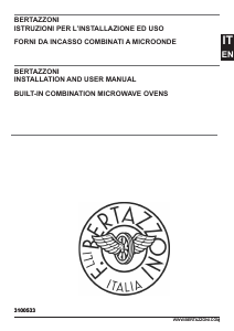 Manuale Bertazzoni F457HERVTAX Forno