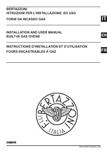 Manuale Bertazzoni F605HERGKNE Forno