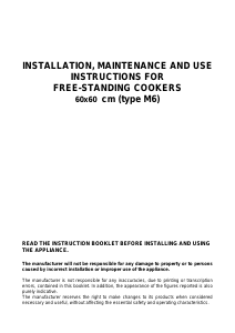 Manual Bertazzoni AM64IND61CNE Range