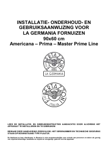 Handleiding Bertazzoni AMS95C61CXU-19 Fornuis