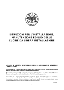 Manuale Bertazzoni PRO1206GMFEDXT Cucina