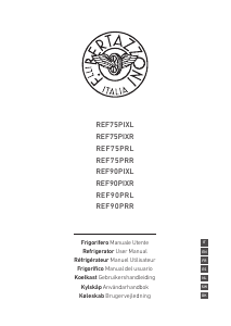 Bruksanvisning Bertazzoni REF75PIXL Kyl-frys