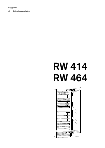 Handleiding Gaggenau RW 414 Wijnklimaatkast