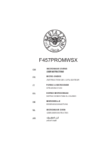كتيب جهاز ميكروويف F457PROMWSX Bertazzoni