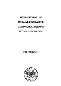 Bedienungsanleitung Bertazzoni P302IB2NE Kochfeld