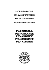 Manuale Bertazzoni P604IC1B2GNEE Piano cottura