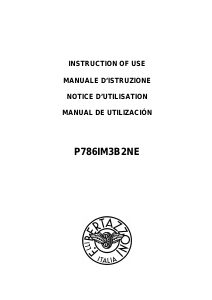 Manuale Bertazzoni P604IM1B2NE Piano cottura