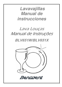entregar sagrado Clip mariposa Manual de uso Benavent BLV 651 W Lavavajillas