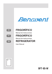 Manual de uso Benavent BFT85W Refrigerador