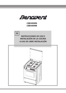 Manual Benavent CBE450WN Fogão