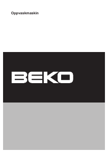 Bruksanvisning BEKO DUN 6839 Oppvaskmaskin