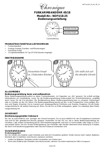 Bedienungsanleitung Chronique NOFU18-25 Armbanduhr