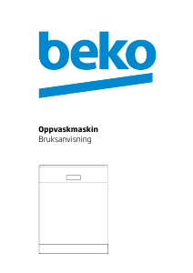 Bruksanvisning BEKO DUN 6839 XL Oppvaskmaskin