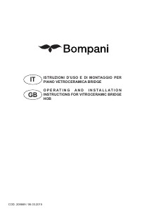 Manuale Bompani BO342BA/E Piano cottura