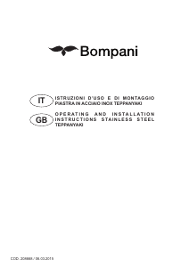 Manuale Bompani BO267RC/E Piano cottura