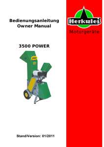 Manual Herkules 3500 Power Garden Shredder