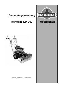 Bedienungsanleitung Herkules KM 702 H Kehrmaschine