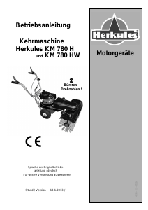 Bedienungsanleitung Herkules KM 780 H Kehrmaschine