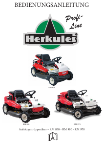 Bedienungsanleitung Herkules RM 970 Rasenmäher