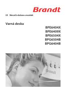 Manuál Brandt BPE6504X Varná deska