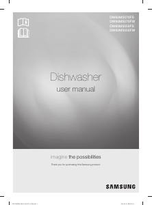 Manual Samsung DW60M5050FW/EC Dishwasher