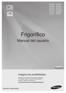 Manual de uso Samsung RL42LCSW Frigorífico combinado