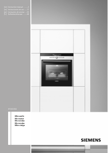 Manual Siemens HF24G564 Microwave