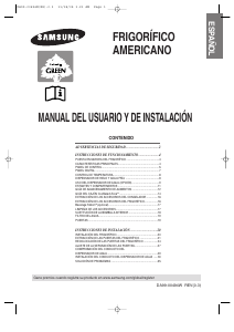 Manual de uso Samsung RS21FJSV Frigorífico combinado