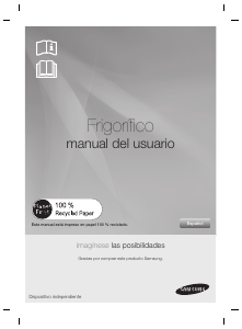 Manual de uso Samsung RL55VGBSW Frigorífico combinado