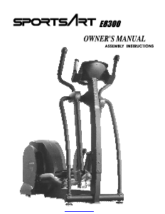 Manual SportsArt E8300 Cross Trainer