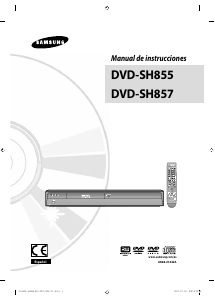 Manual de uso Samsung DVD-SH857 Reproductor DVD