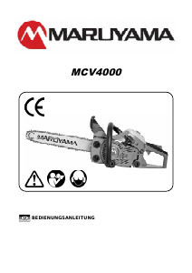Bedienungsanleitung Maruyama MCV4000 Kettensäge