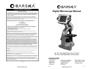 Manual Barska AY12226 Microscope