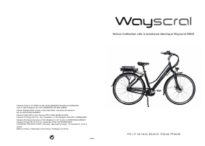 Manual de uso Wayscral W600 Bicicleta eléctrica