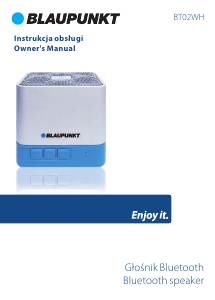 Manual Blaupunkt BT02WH Speaker