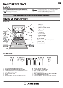 Manual Ariston LFO 3T121 W X AG Dishwasher