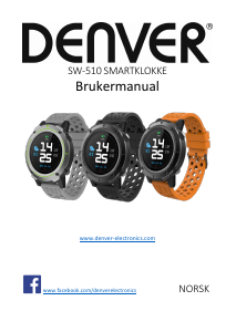 Bruksanvisning Denver SW-510 Smartklokke