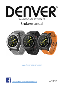 Bruksanvisning Denver SW-660 Smartklokke