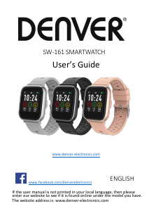 Brugsanvisning Denver SW-161 Smartwatch