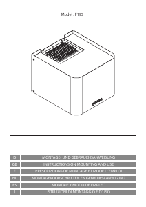 Manual de uso Airforce F195 Campana extractora