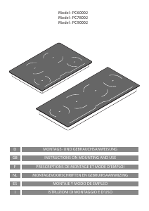 Mode d’emploi Airforce PC90002 Table de cuisson