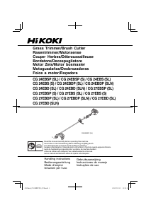 Mode d’emploi Hikoki CG 27EBDP(SLN) Coupe-herbe